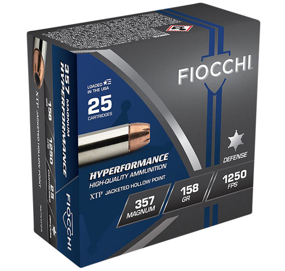 Fiocchi 357 Magnum Ammunition 357XTP25