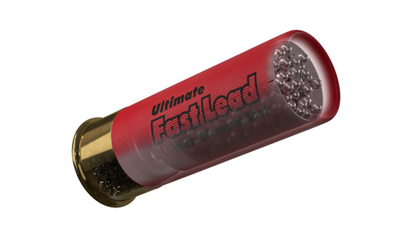 Kent Cartridge K122UFL365 Ultimate Fast Lead 12 Gauge 2.75 in 1 1/4 oz 5 Shot 25 Per Box/ 10 Case *Worn Missing 1, Shotgun Shells