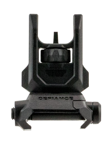 Kriss USA DAPFSBL00 Defiance Front Flip-Up Black AR-15 Low Profile Polymer