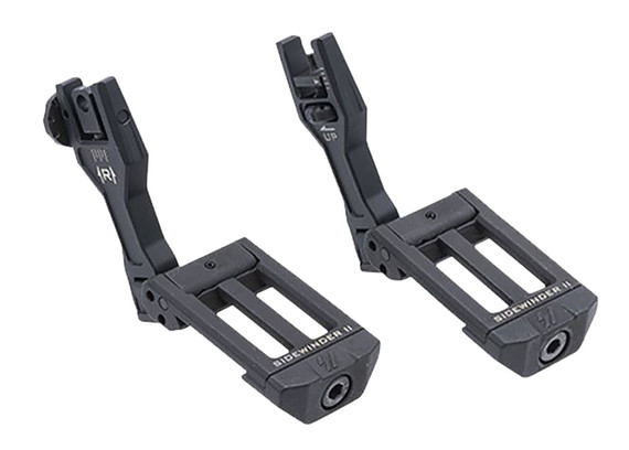 Strike Industries SIDEWINDERIIBK Sidewinder II Black Back Up 45 Degree Offset