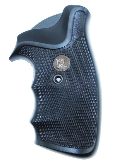 Pachmayr 03140 Presentation Grip Checkered Black Rubber for Ruger RedHawk