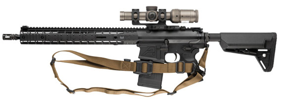 Magpul MAG953COY MS4 QDM Sling made of Coyote Nylon Webbing with 1.25 in W, Adjustable One-Two Point Design & Swivels for AR Platforms