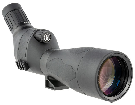 Bushnell SENDX2680A Engage DX 20-60x 80mm Black Rubber Armor Angled Body BaK-4 Porro Prism Spotting Scope