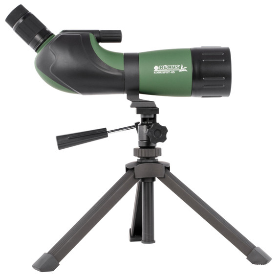 Konus 7128 Konuspot 65 15-45x65mm Black/Green Angled Body Spotting Scope