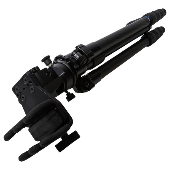 KOPF Jager KJ85002K K800 CF Tripod made of Carbon Fiber with Black Finish, Pivoting Reaper Grip, 4-Level Leg Extensions & 360 Degree Pan
