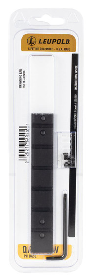Leupold 179106 QRW Cross-Slot Base Matte Black Browning BAR