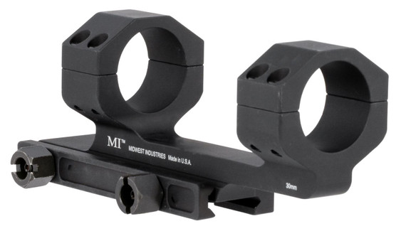 Midwest Industries MISM30G2 Gen 2 MI Scope Mount/Ring Combo Black Hardcoat Anodized