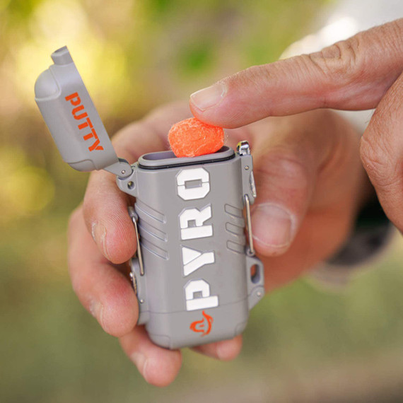 Pyro Putty PPARC2 Dual Arc Elite Lighter Gray 2.63 in Long Includes USB Cable/Lanyard