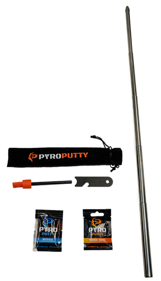 Pyro Putty PPTFL Extending Arc Lighter Silver 12-30 in