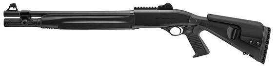 Beretta J131TP18C 1301 Tactical 12 Gauge Semi-Auto 3 in 6+1, 2.75 in 7+1, 18.50 in Back-Bored Barrel, Black Anodized Aluminum w/Picatinny Rail Receiver Black Adj Comb w/, Pistol Grip Stock, Shotgun