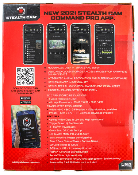 Stealth Cam STCFVRZWX Fusion X Camo Up to 32GB SD Card Memory Features Integrated Python Provision Latch Lock