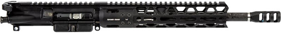 Adams Arms FGAA01366 P3 Complete Piston Upper 300 Blackout 12.50" Black Nitride Barrel, Aluminum Black Receiver, AARS M-LOK Handguard for AR-Platform