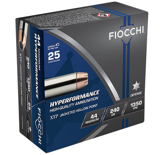 Fiocchi 44 Remington Magnum Ammunition 44XTP25