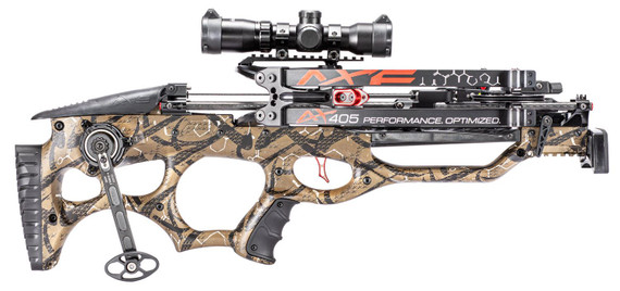Axe Crossbows AX40001 AX405 Package Black w/Camo Stock 27.75 in-32 in