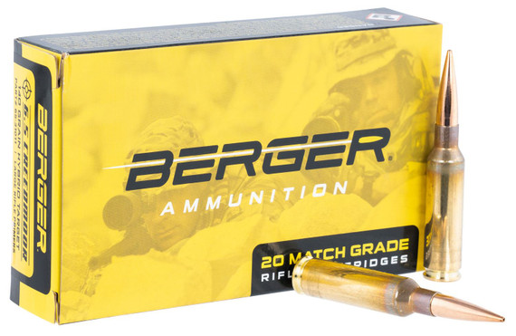 Berger Bullets 31011 Target 6.5Creedmoor 140gr Hybrid 20 Per Box/10 Case Centerfire, Rifle Ammunition