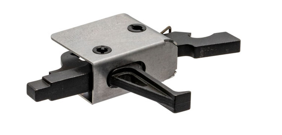 CMC Triggers 95503 Drop-In PCC Black/Silver Flat Trigger Single-Stage 3-3.50 lbs Draw Weight Fits AR-15/AR-10