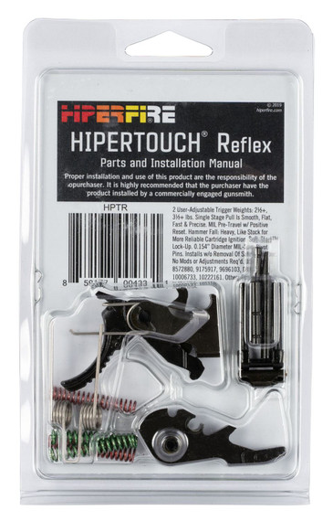 HIPERFIRE HPTR Hipertouch Reflex AR-Platform Black Single-Stage Curved 2.50-3.50 lbs