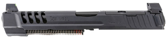 H&K 51001081 VP9 Optic Ready Slide Black Steel with Tall Sights & Cover for H&K VP9