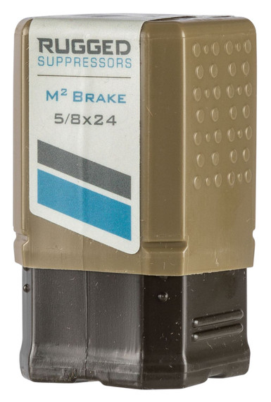 Rugged Suppressor MB012 M2 Brake Black with 5/8 in-24 tpi Threads & 1.30 in OAL for Radiant762, Surge762, Razor762 & Micro30 Suppressors