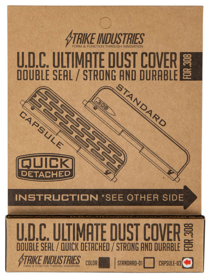 Strike ARUDCE30803BK Ultimate Dust Cover Capsule AR-10 Black Polymer 3.46 in