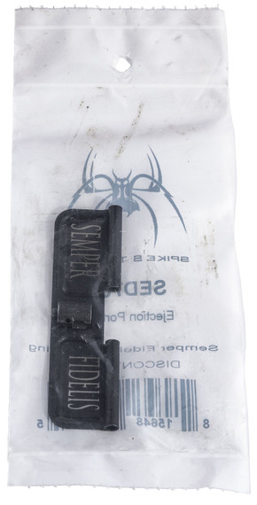 Spikes SED7008 Ejection Port Door Semper Fidelis AR-15 Black Steel