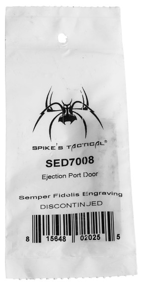 Spikes SED7008 Ejection Port Door Semper Fidelis AR-15 Black Steel