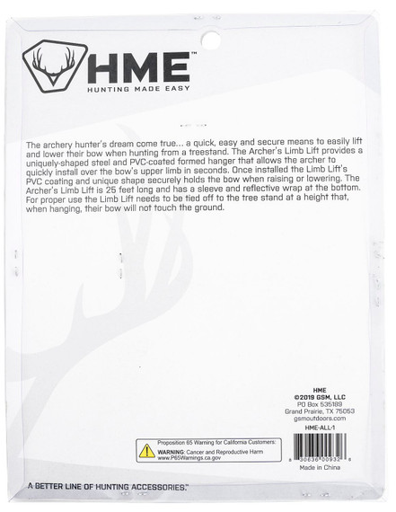 HME HMEALL1 Archers Limb Lift All Bows Black/Green