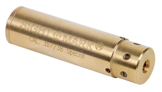Sightmark SM39018 Boresight Red Laser for 38 Special/357 Mag Brass Includes Battery Pack & Carrying Case