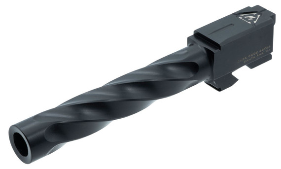 Strike Industries GARKBARREL17 ARK Replacement Barrel 9mm Luger 4.49 in Black Nitride Finish 416R Stainless Steel Material for Glock 17 Gen1-4