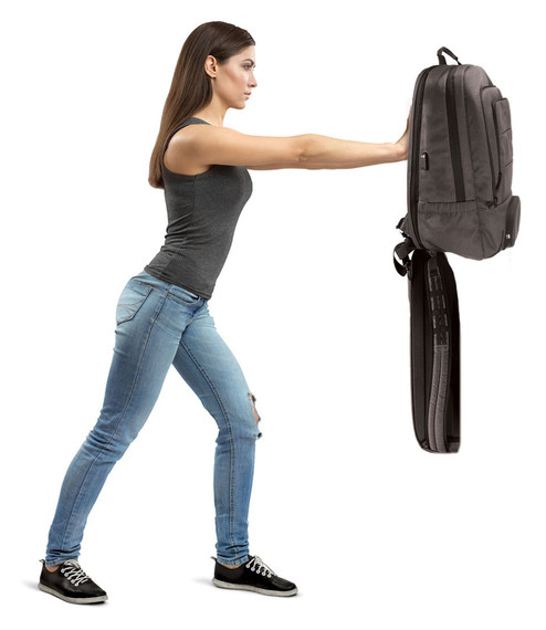 Guard Dog BPGDPSFCH Proshield Flex Bullet Proof Backpack Style w/ Black Finish, RFID Compartment, Over 20 Pockets