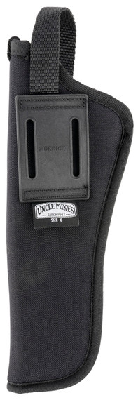 Uncle Mikes 81061 Sidekick Hip OWB Size 06 Black Cordura Belt Loop Fits 22 Auto & Airgun Fits 5.50-6 in Barrel Right Hand, Holster