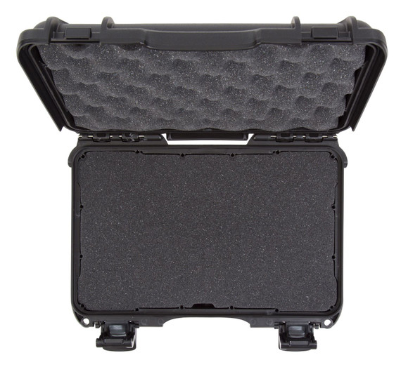 Nanuk 9091001 909 Waterproof Black Resin with Foam Padding & Airline Approved 11.40 in L x 7 in W x 3.70 in H Interior Dimensions