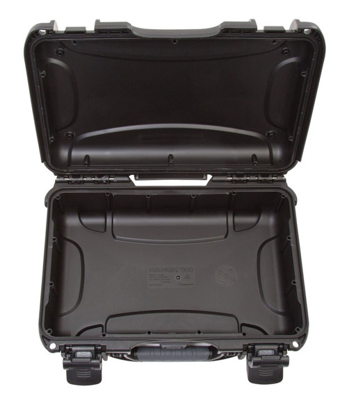 Nanuk 9091001 909 Waterproof Black Resin with Foam Padding & Airline Approved 11.40 in L x 7 in W x 3.70 in H Interior Dimensions