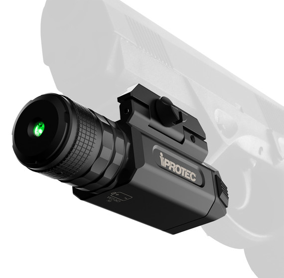 iProtec 6569 RMLSG Rail-Mount Green Laser Black