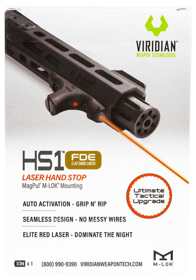 Viridian 9120038 HS1 FDE with Red Laser HS Series FDE