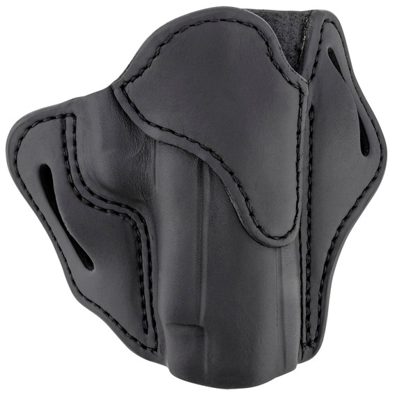 1791 Gunleather ORBH23SBLR BH2.3 Optic Ready OWB Size 2.3 Stealth Black Leather Belt Slide Compatible w/Glock 17/S&W M&P Shield Right Hand, Holster