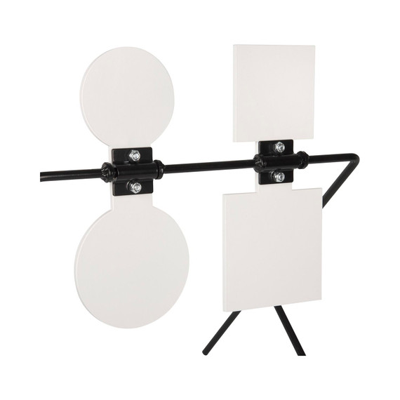 EZ-Aim 15593 Hardrock Spinner AR500 Round Target & Stand .25 in Thick