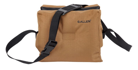 Allen 18412 X-Focus Bench Prefilled Coyote w/Black Accents Ripstop Polyester, Tacky Grip Bottom Weighs 8.20 lbs., 9.50 in L x 6.50 in H