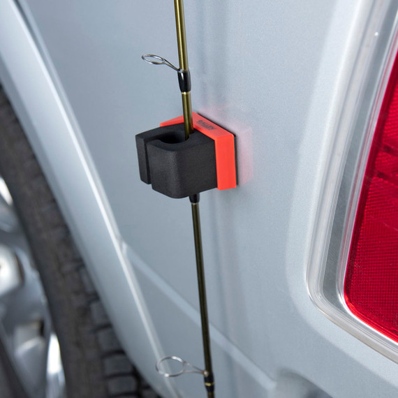 Allen 5657 Firearm & Fishing Rod Magnetic Holder Black/Red Magnet Holds 1, Rifle/Shotgun
