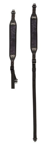 Girls With Guns 8272 Midnight made of Shade Blackout Camo with Black Accents Neoprene with 20.50 in-42 in OAL, Swivels & Adjustable Design for, Rifles
