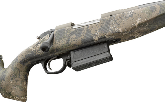 Bergara BPR34308 Premier Divide 308 Win 5+1 22 in Carbon Fiber CURE Carbon Fiber Barrel, Patriot Brown Cerakote Steel Receiver, Erosion Rogue Camo AG Composite Chalk Branch Stock, Rifle