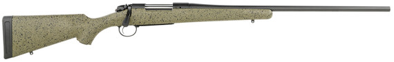 Bergara B14LM102C B-14 Hunter 7mm Rem Mag 3+1 24 in, Graphite Black Cerakote Barrel, SoftTouch Speckled Green Stock, Rifle