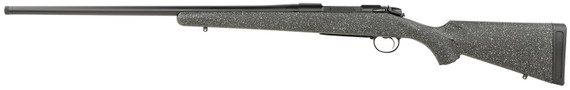 Bergara B14LM508C B-14 Ridge 300 PRC 2+1 24 in Graphite Black Cerakote #5 Contour Threaded Barrel, Graphite Black Cerakote Steel Receiver, Black/Gray Speckled American Style Synthetic Stock, Rifle
