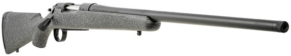 Bergara B14S503C B-14 Ridge 243 Win 4+1 22 in Graphite Black Cerakote #5 Contour Threaded Barrel, Graphite Black Cerakote Steel Receiver, Black/Gray Speckled Synthetic Stock, Rifle