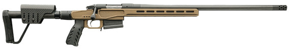 Bergara BPR3765CM Premier MgLite 6.5 Creedmoor 5+1 22 in Carbon Fiber CURE Carbon Fiber Barrel, Graphite Black Cerakote Steel Receiver, FDE XLR Element Folding Chassis 4.0 Stock, Rifle