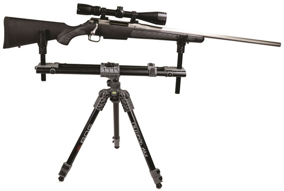 Bog-Pod 1100473 Fieldpod Max Tripod with Black Finish, Spike Feet, Carry Strap, Bubble Level, Independent Leg Adjustment & 20-48 in Vertical Adjustment
