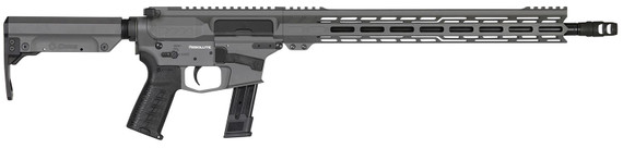 CMMG 92AE6FB-TNG Resolute MK17 9mm Luger 16.10in 21+1 Tungsten Gray Aluminum Rec Chrome Moly Barrel Black Adjustable RipStock Right Hand