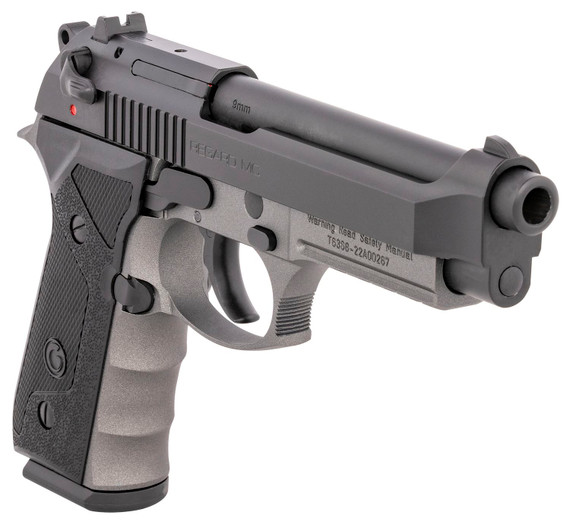 Girsan 390082 Regard MC 9mm Luger 4.90 in 18+1 Matte Gray Aluminum Frame Matte Black Steel Slide Black Polymer Grip