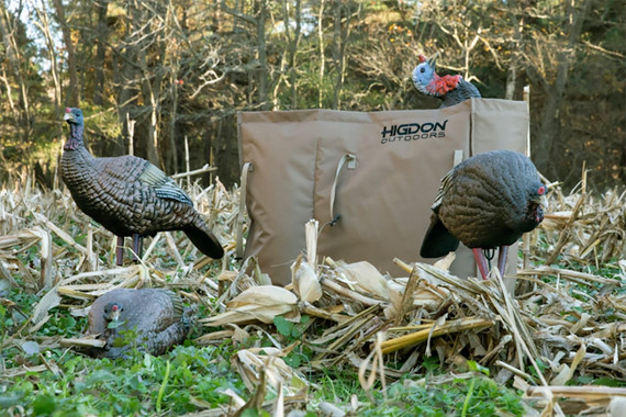 Higdon Outdoors 37195 X-Slot Turkey Bag Universal Tan 600D Polyester