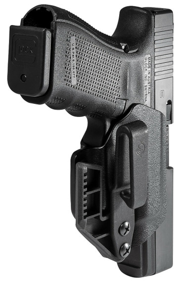 Mission First Tactical H2GL940AIWBM Minimalist IWB Black Polymer Belt Clip Fits Glock 19/22/26/33, Holster